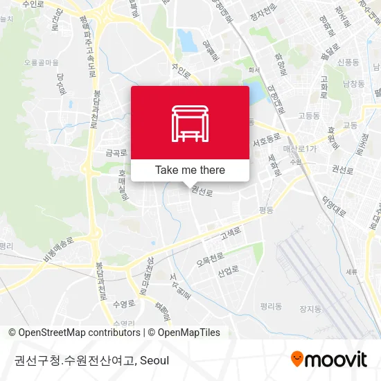 권선구청.수원전산여고 map