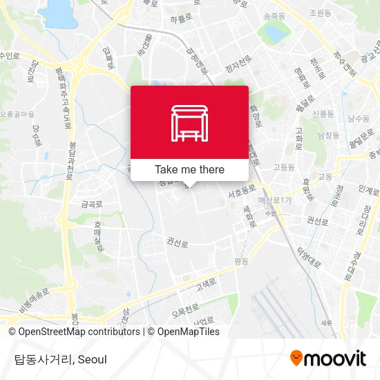 탑동사거리 map