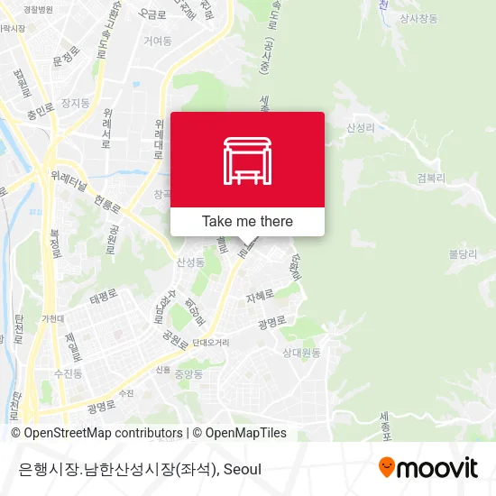 은행시장.남한산성시장(좌석) map