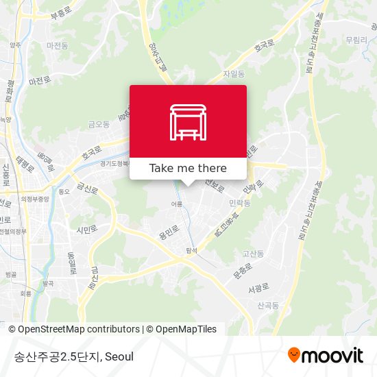 송산주공2.5단지 map