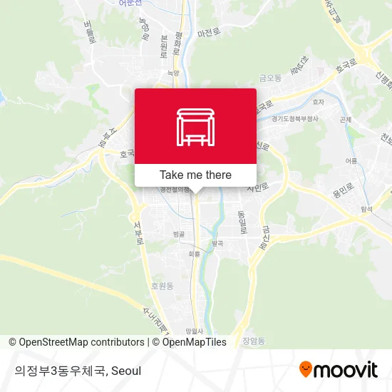 의정부3동우체국 map