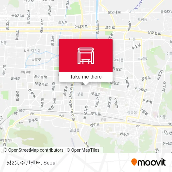 상2동주민센터 map