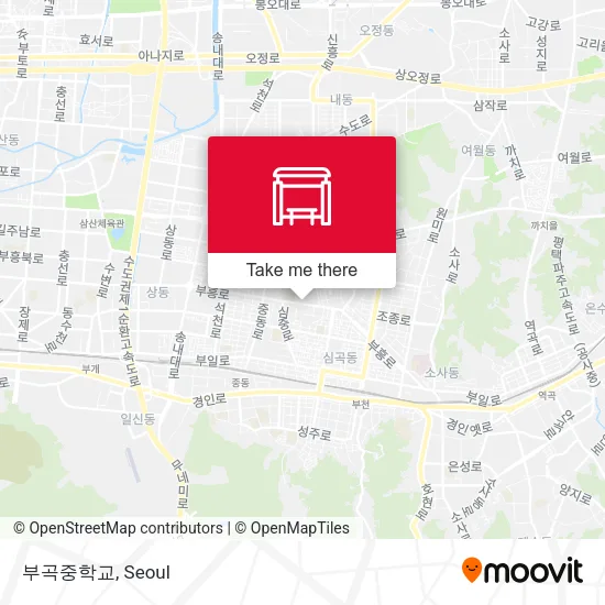 부곡중학교 map