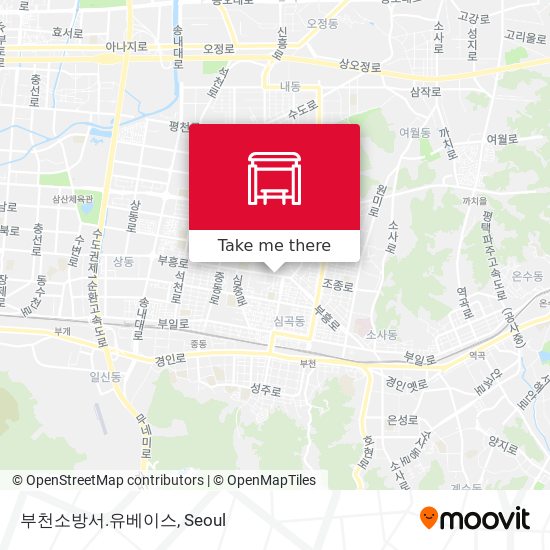 부천소방서.유베이스 map