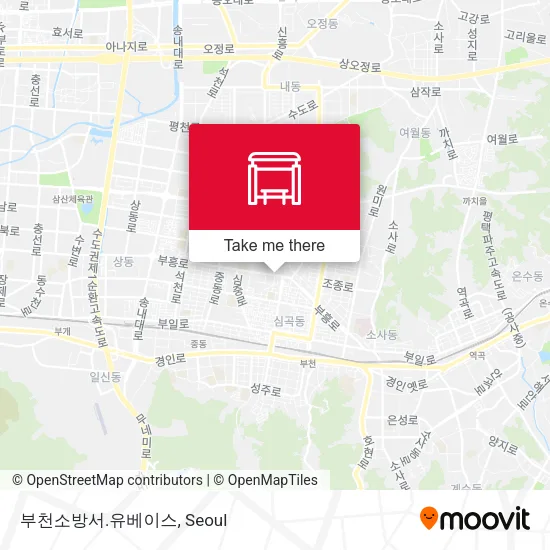 부천소방서.유베이스 map
