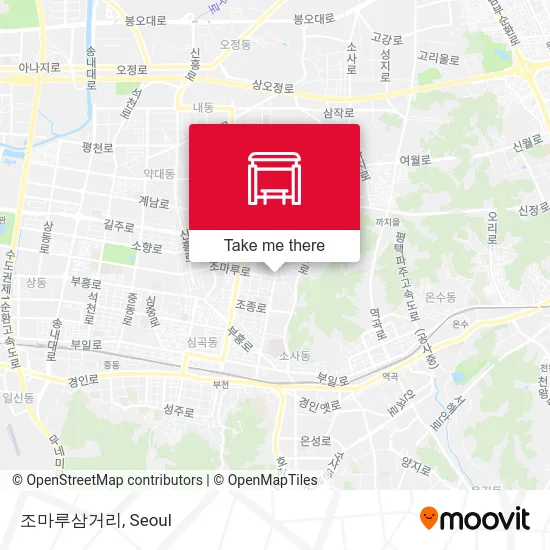 조마루삼거리 map
