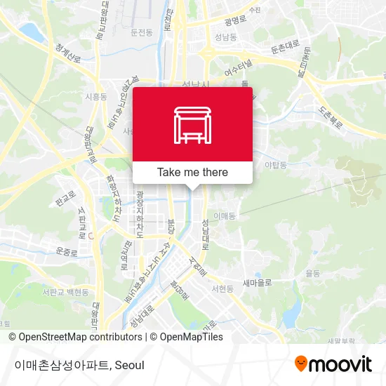 이매촌삼성아파트 map