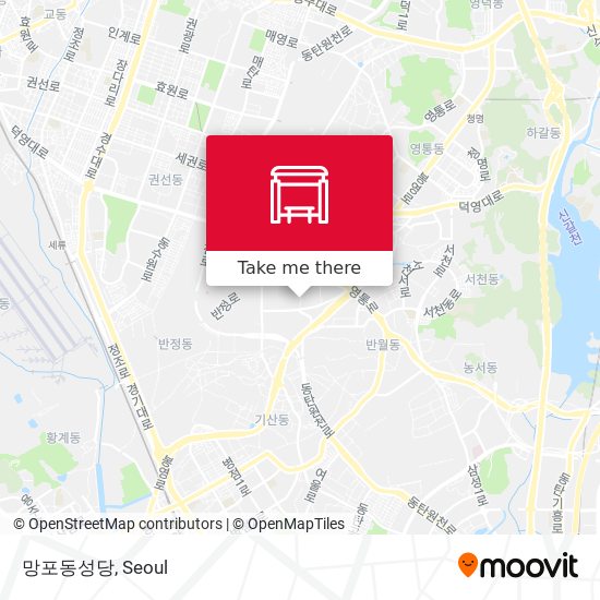 망포동성당 map