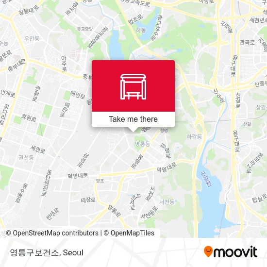 영통구보건소 map