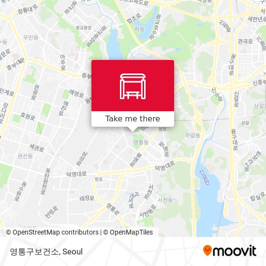 영통구보건소 map