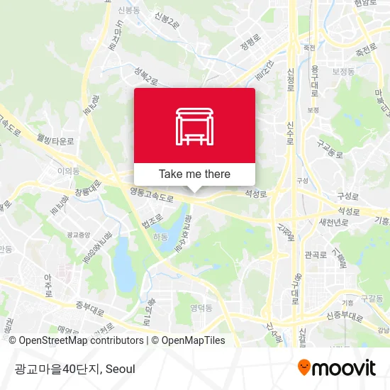 광교마을40단지 map