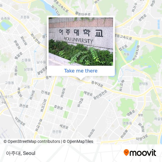 아주대 map