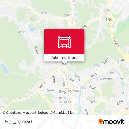 녹양교앞 map