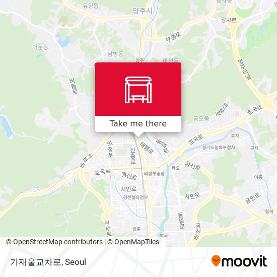 가재울교차로 map