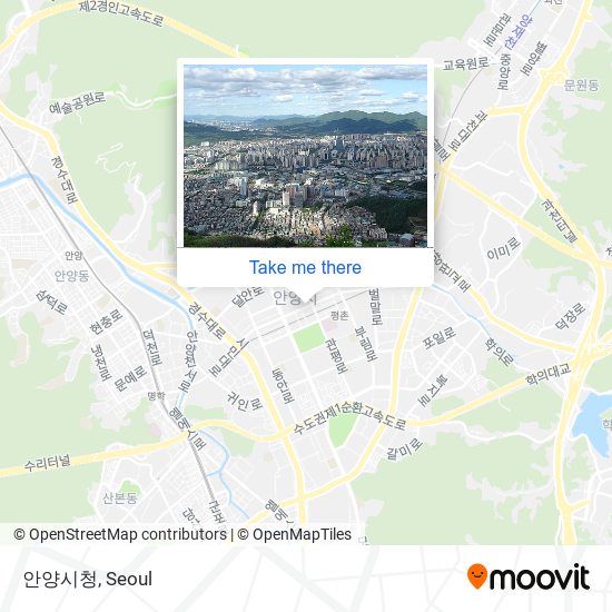 안양시청 map