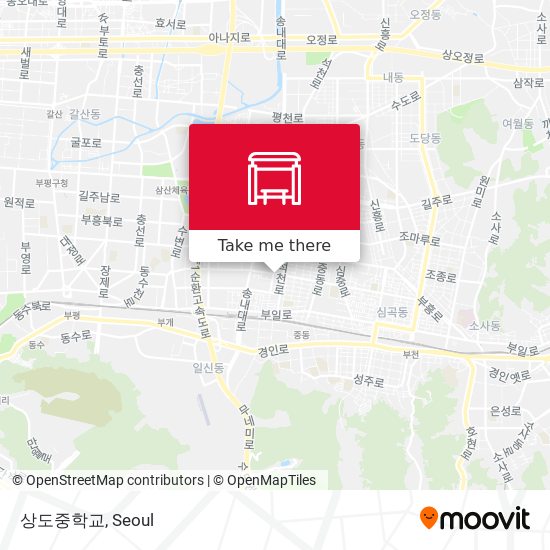 상도중학교 map