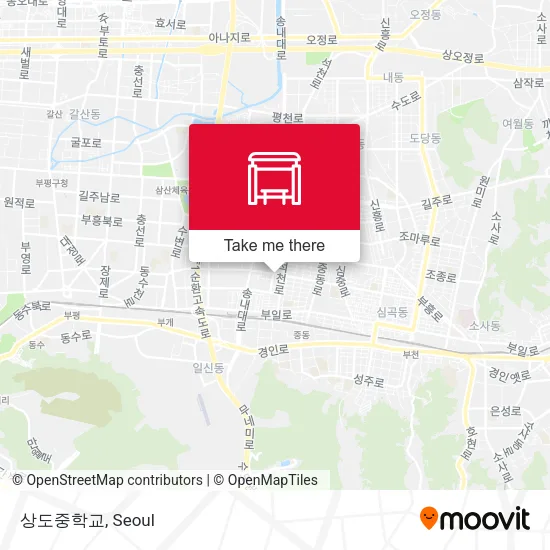 상도중학교 map