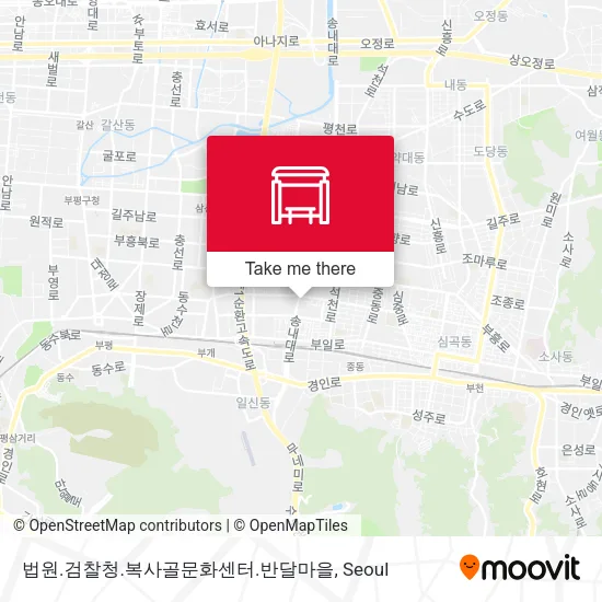 법원.검찰청.복사골문화센터.반달마을 map