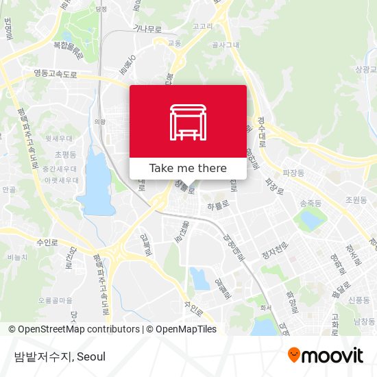 밤밭저수지 map