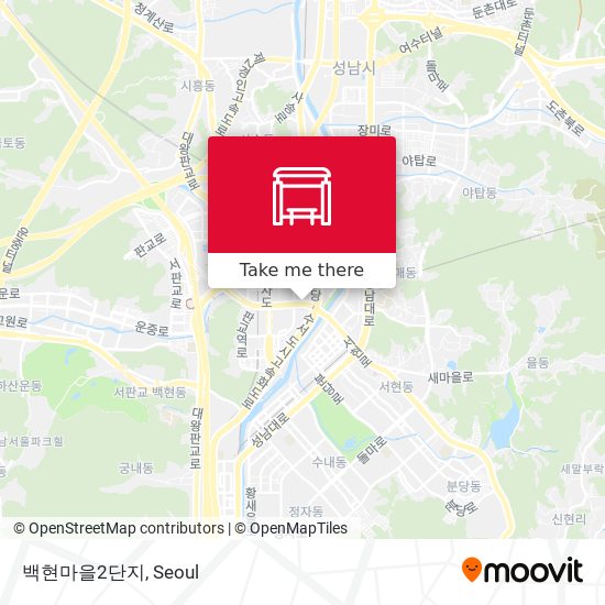 백현마을2단지 map