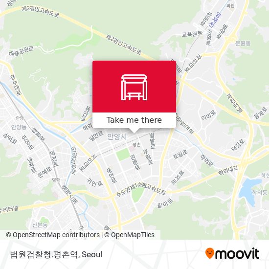 법원검찰청.평촌역 map