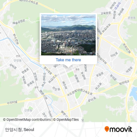 안양시청 map