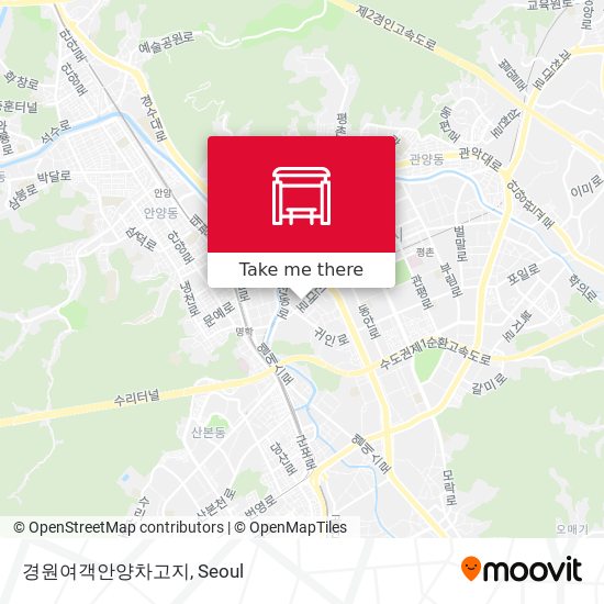 경원여객안양차고지 map