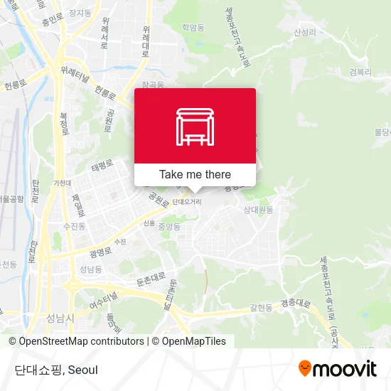 단대쇼핑 map