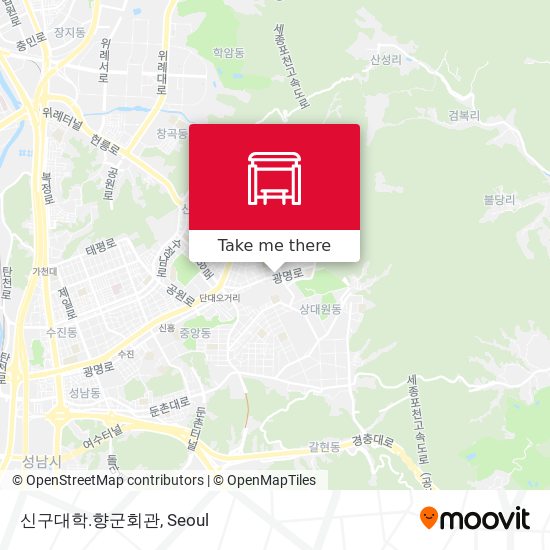 신구대학.향군회관 map