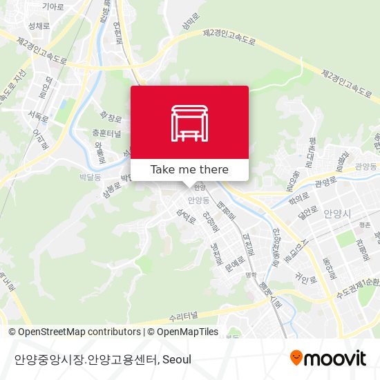 안양중앙시장.안양고용센터 map