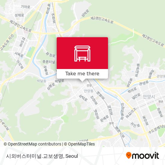 시외버스터미널.교보생명 map