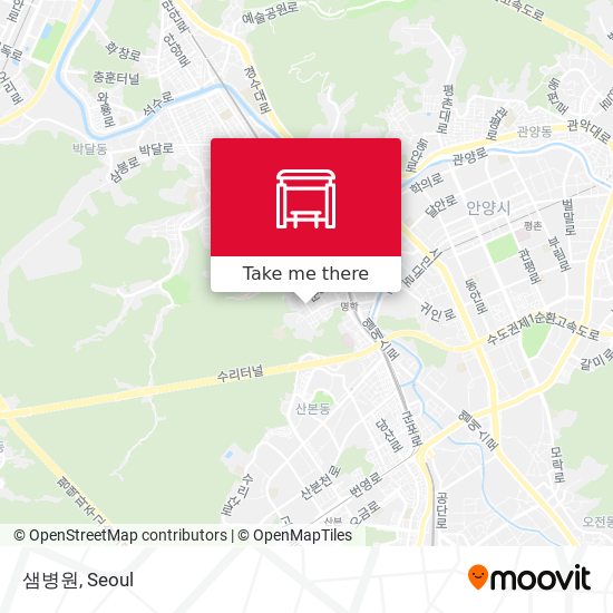 샘병원 map