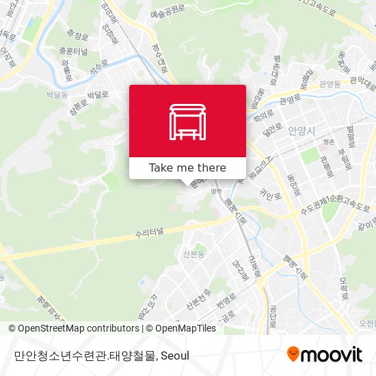 만안청소년수련관.태양철물 map