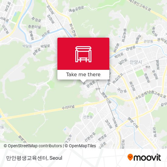 만안평생교육센터 map
