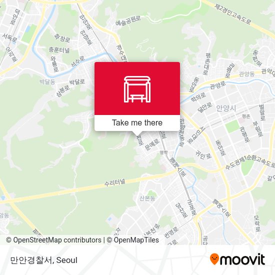 만안경찰서 map