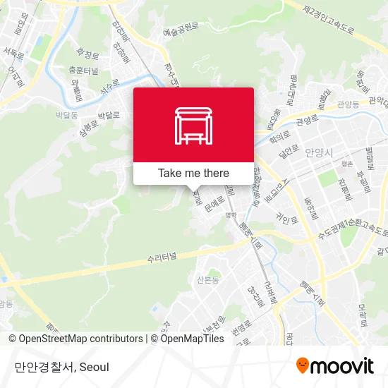 만안경찰서 map