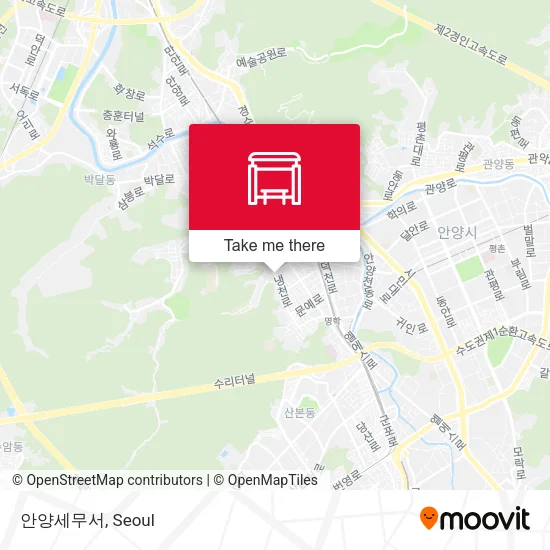 안양세무서 map