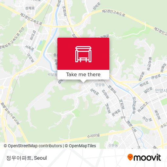 정우아파트 map