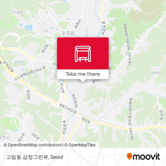 고림동.삼정그린뷰 map