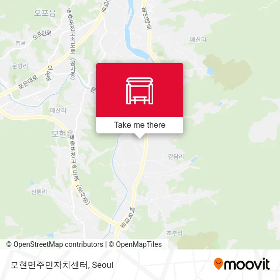 모현면주민자치센터 map