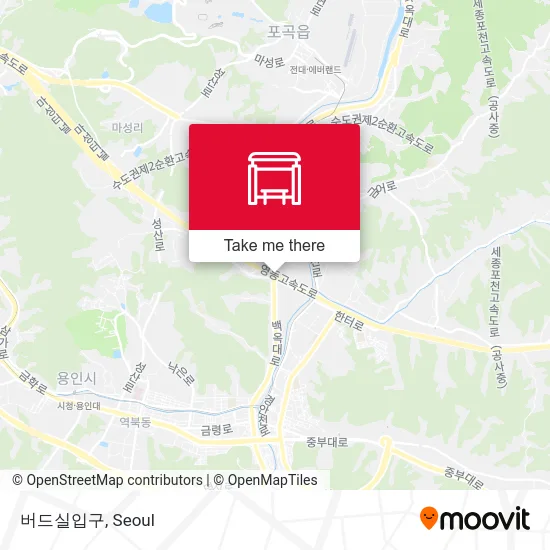 버드실입구 map