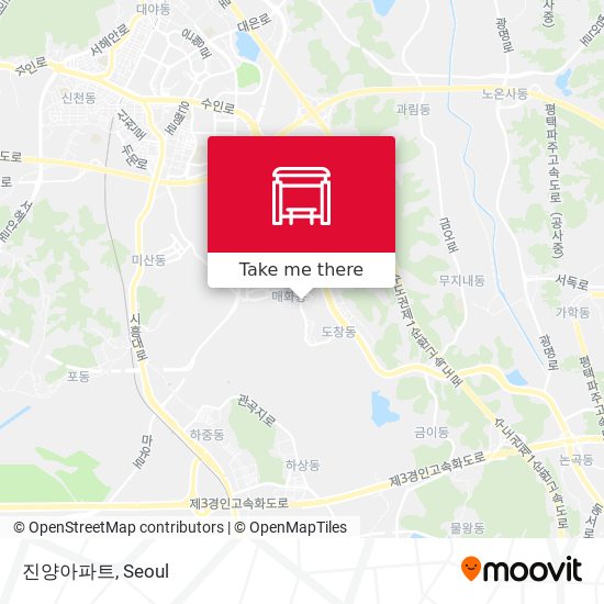 진양아파트 map