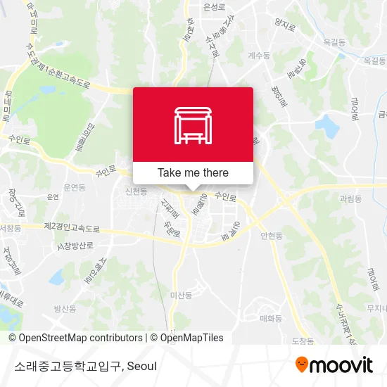 소래중고등학교입구 map