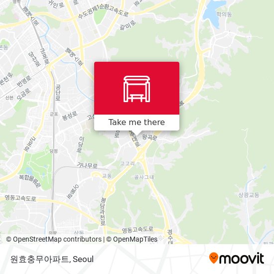 원효충무아파트 map