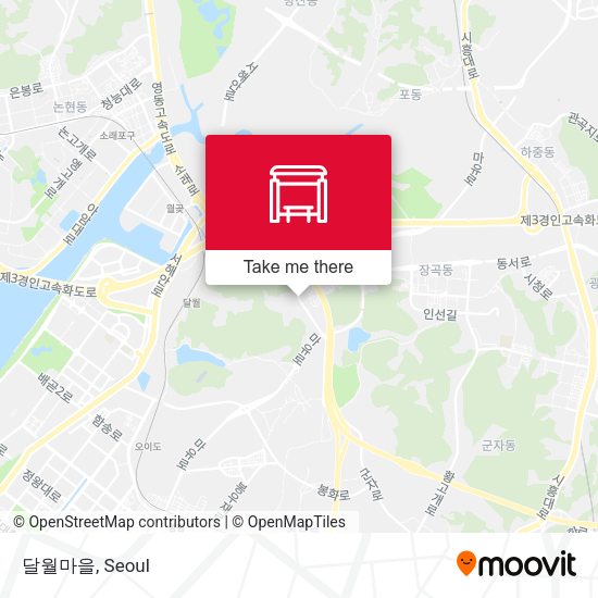달월마을 map