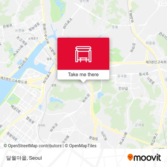 달월마을 map