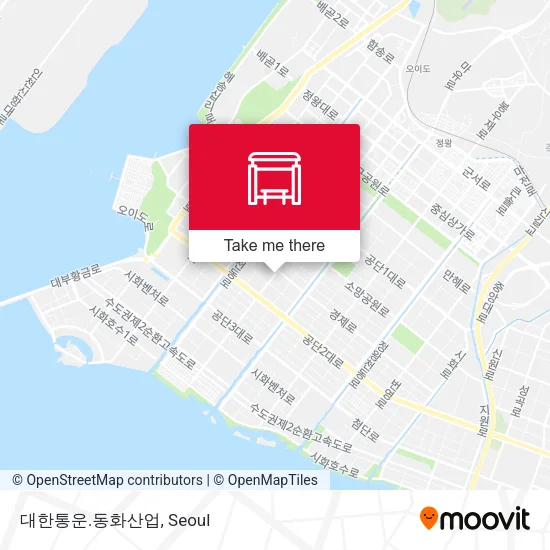 대한통운.동화산업 map