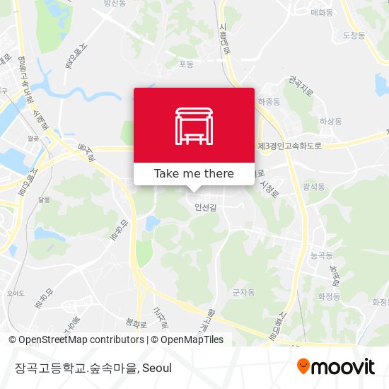 장곡고등학교.숲속마을 map