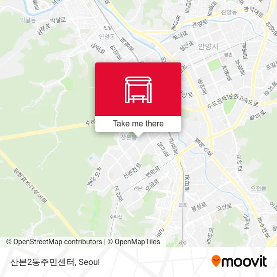 산본2동주민센터 map