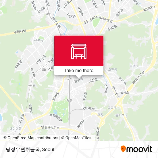 당정우편취급국 map